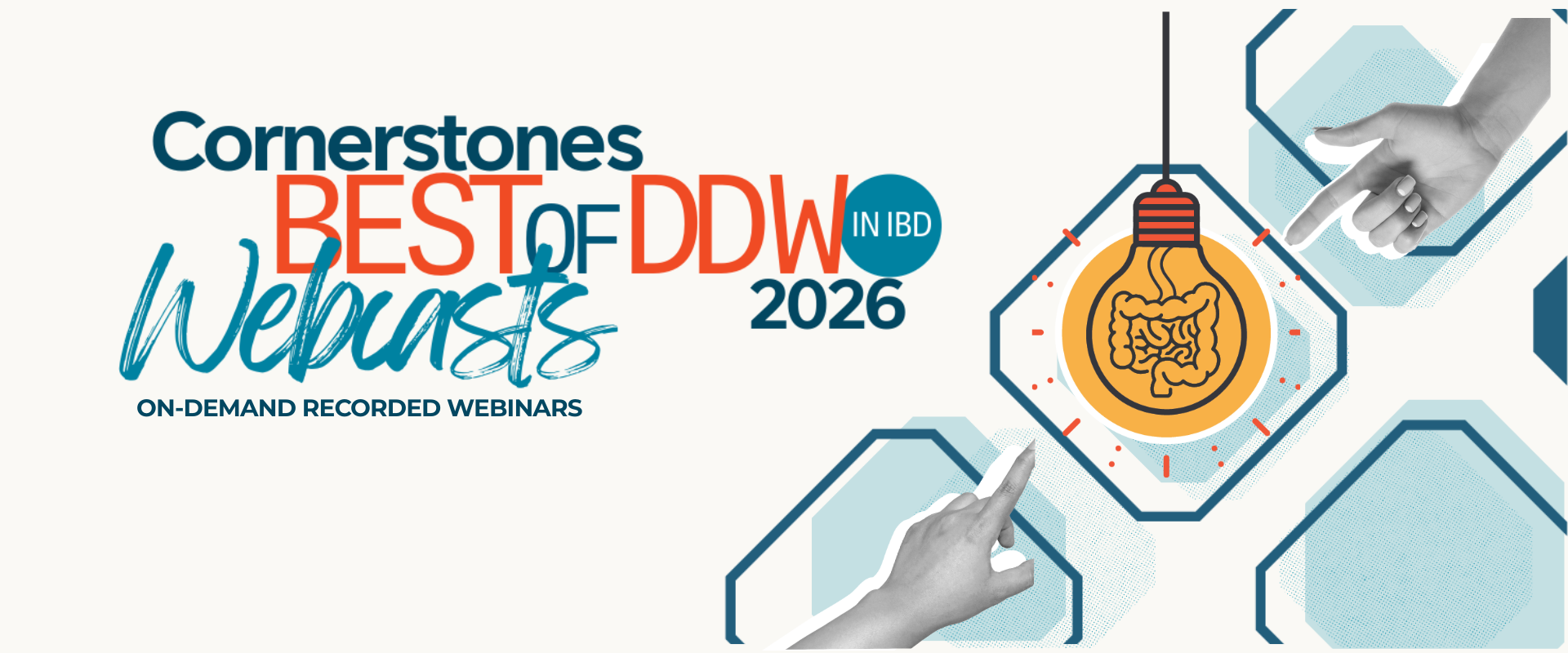 Cornerstones Best of DDW in IBD 2026 Webcasts